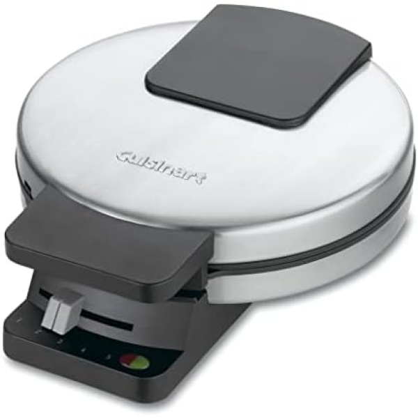 Cuisinart WMR-CAP2 Round Classic Waffle Maker, Brushed Stainless,Silver