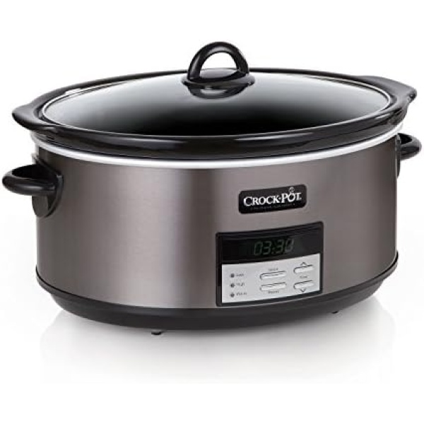 Crock-Pot Large 8 Quart Programmable Slow Cooker with Auto Warm Setting