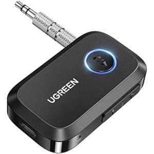 UGREEN 5.3 Aux Bluetooth Adapter for Car, [Greater Connection] 3.5mm